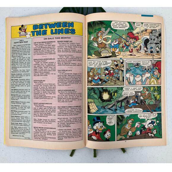 Disney's Duck Tales Mar 10 1991 Gold Odyssey Chapter Two Moon Graphic Comic Book - Picture 15 of 16